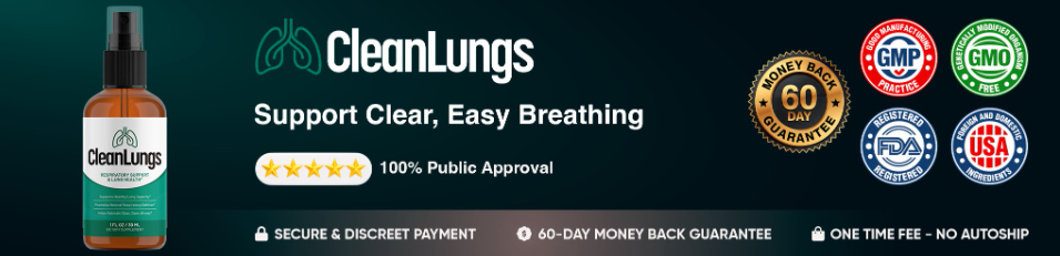 CleanLungs Spray — Support Clear, Easy Breathing
